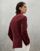 Men's Corduroy Sport Coat Blazer Jacket White SkinOutfit